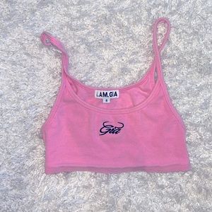 I.AM.GIA pink tank top